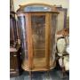 (c.1900) - Bow Front Cabinet  (43W x 70H x 18D)