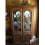 Cabinet and nice good glassware 