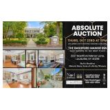 Absolute Auction: 2227 Bashford Manor Lane, Louisville, KY