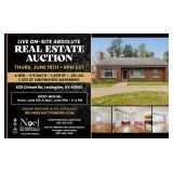 Absolute Real Estate Auction: 620 Chinoe Road, Lexington KY 40502