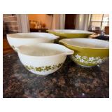 Set of Pyrex Spring Blossom Mixing Bowls