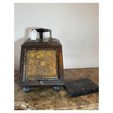 Antique Toleware Coal Scuttle