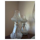 Pair Of Hurricane Lamps