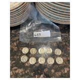 10 Silver Quarters