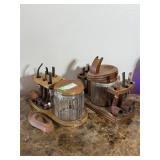 Pipe Stand & Tobacco Jar