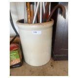 Large Crock With Content