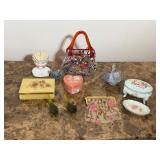 Lot of Vintage Glass and Porcelain Collectibles