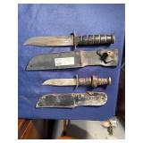 Pair of Fixed Blade Knives