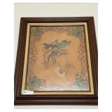 Framed Custom Leather Art