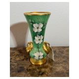 Vintage Ceramic Hand Painted Bud Vase