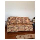 Floral Pull-Out Couch