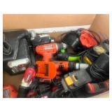 Lot Of Rechargeable Hand Tools