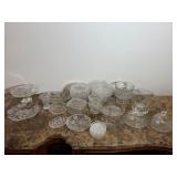 Lot Of Lead Crystal Cut Glass