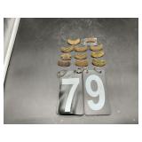 Harley Davidson HOG rocker lapel pins