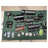 Lot Of Camera Lenses