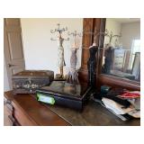 Jewelry Boxes, Stands, Bags