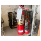 Lot Of Fire Extinguishers