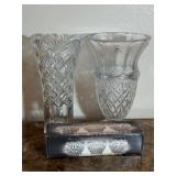 Lead Crystal Vases and Votives
