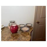 Original Apple Backer By Christian Ridge Pottery