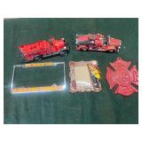 Lot of Firefighter Decor