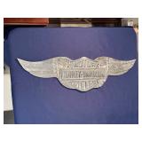Harley Davidson Winged Bar/Shield Wall Plaque