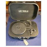 Victrola Record Player in Case