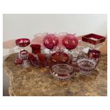 Misc. Vintage Red Glass