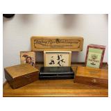 Lot Of Wooden Boxes