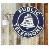Public Telephone Sign