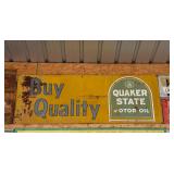 Quaker State Motor Oil Sign