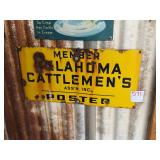 Oklahoma Cattleman's Metal Sign