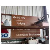 Directional Sign