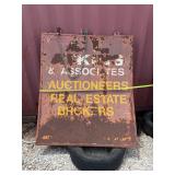Atkins & Assoc. Auctioneers Sign