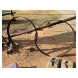 Pair of Wagon Wheel Rims