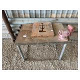 Metal Worktable w/ Vice