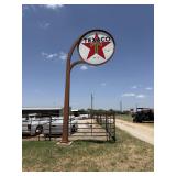 Texaco Station Sign and Pole