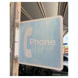 Flange Phone Sign