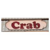 Crab Lighted Sign