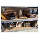 Decorative Boxes, Etc.