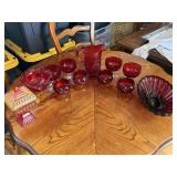 Ruby Red Glassware
