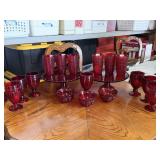 Ruby Red Glassware