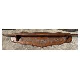 Carved Wood Coat Rack