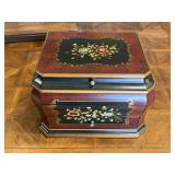 Floral Flatware Chest NIB
