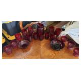 Ruby Red Glassware