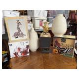 Vases, Pig Chef, Giraffe Figurine, Vina Set