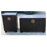 Faux Leather Storage Chests