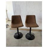 Pair of Counter Height Swivel Stools