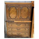 French Provincial Double Door Armoire