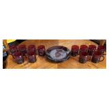 Ruby Red Glassware