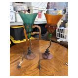Vintage Decorative Resin Shade Lamps